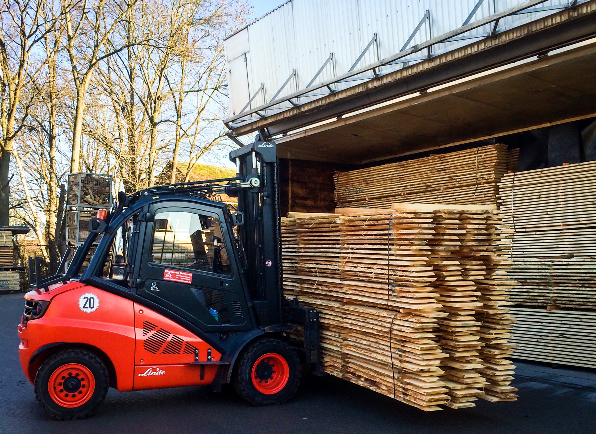 Offene Trockenkammer Sägewerk Hofmann